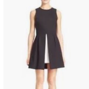 Alice + Olivia | Black Bria Peplum Flare Dress 4